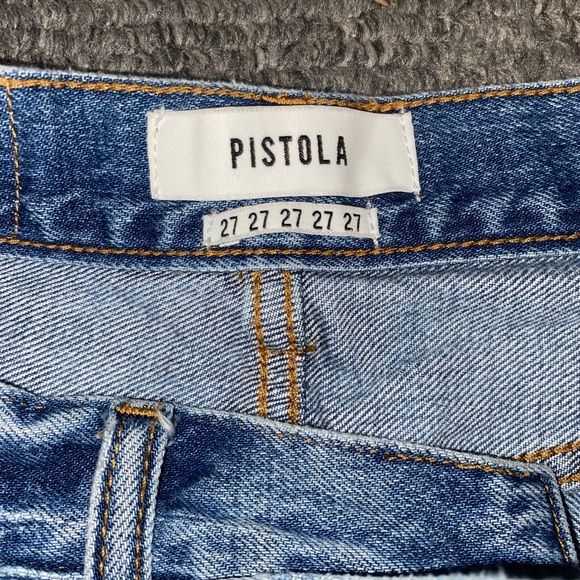 Pistola Presley Crossover High Rise Straight Jeans - Picture 4 of 8